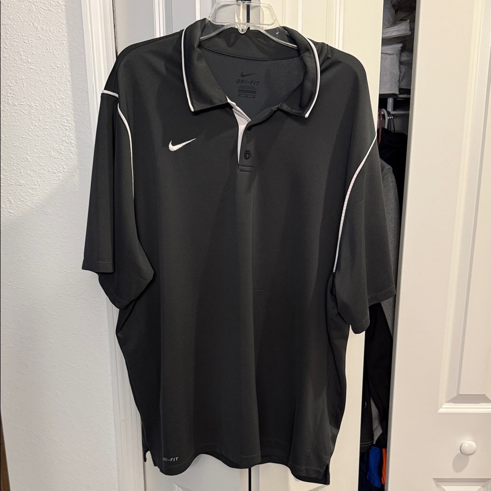 Nike Men's Charcoal Polo Shirt